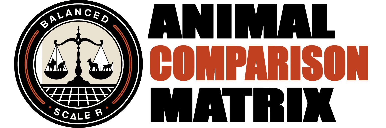 Animalcomparisonmatrix